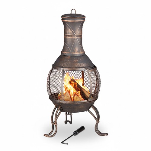 Chiminea outdoor fire - outdoor,