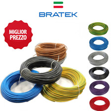 Cavo Elettrico Cordina Unipolare FS17 1,5 2,5 4 5 6 mm FILO DA 10 a 100 METRI