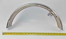 1970'S STEEL CHROME REAR FENDER 3.25" MOPED MUD GUARD PUCH TOMOS PIAGGIO GARELLI