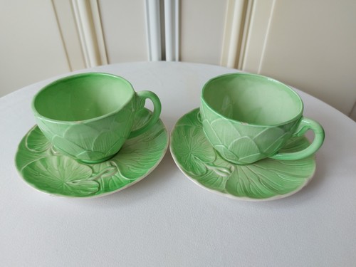 Carlton ware green lotus - lotus,