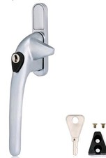 Cockspur Window Handle Locking Window Lock Catch for UPVC Windows | 12mm Satin C