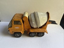 TONKA Cement Mixer Truck Orange Gas Turbine(19)