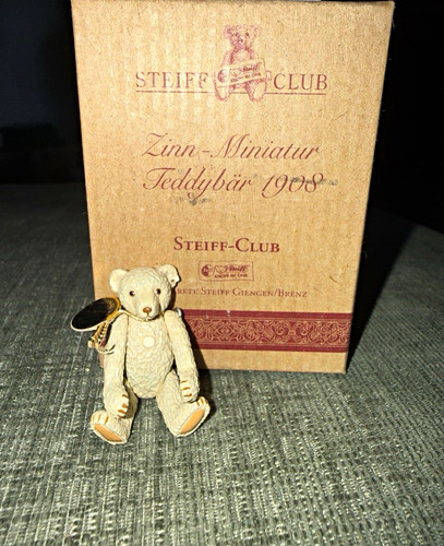 Steiff club tin miniature - tin,
