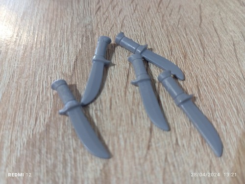 Playmobil knives grey - playmobil,
