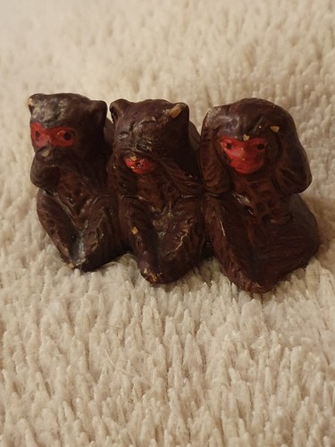 Vintage wooden three wise - wooden,