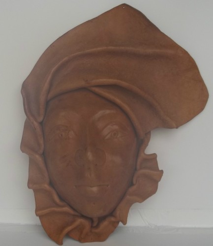 Leather face mask art - mask,