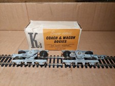 K's Super Detail Coach & wagon Bogies x 2, boxed 00 gauge