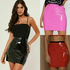 LADIE WOMENS HIGH WAIST VINYL