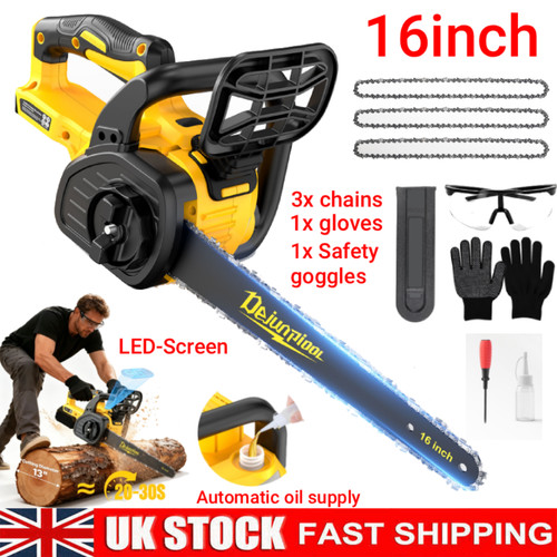 Electric cordless chainsaw - 16",
