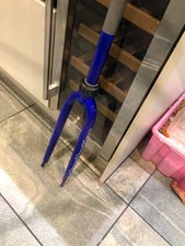 Blue   Steel Road Bike forks