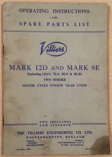 Villiers mk12d mk8e - mk12d,
