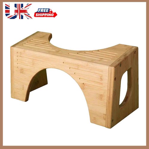 Wooden bamboo squatty potty - wooden,