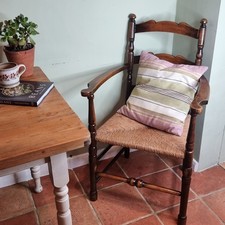 Antique Ladder Back  Rush