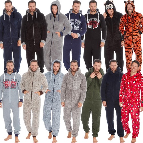 Mens 1onesie thick fleece - fleece, warm