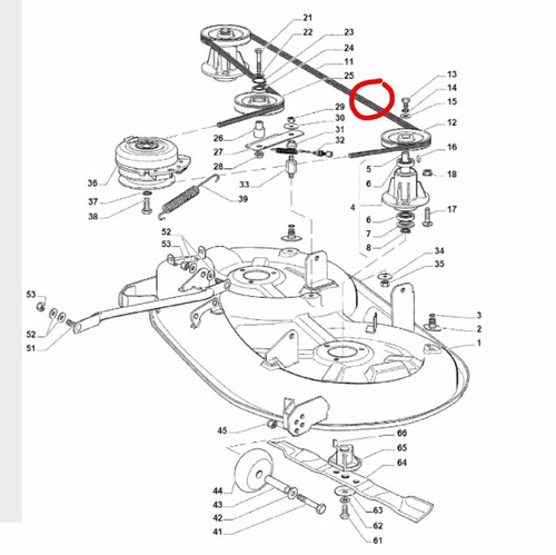 Mountfield deck blade - , drive