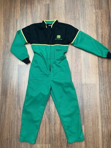 Kids john deere green overalls - deere,