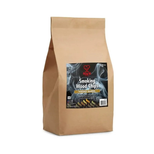 Big smoking wood chips - k,