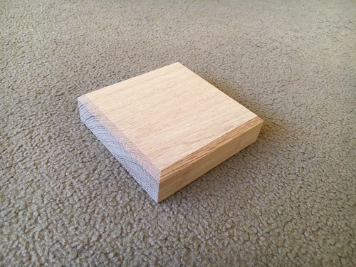 Solid oak newel - oak,,