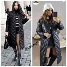 ZARA BLACK LONGLINE FAUX