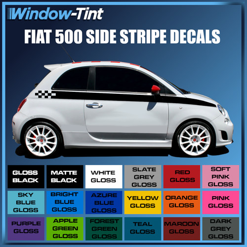 Fits fiat 500 side - 500, stripe