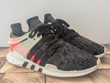 adidas EQT Support ADV Primeknit Core Black Turbo White Size 9.5