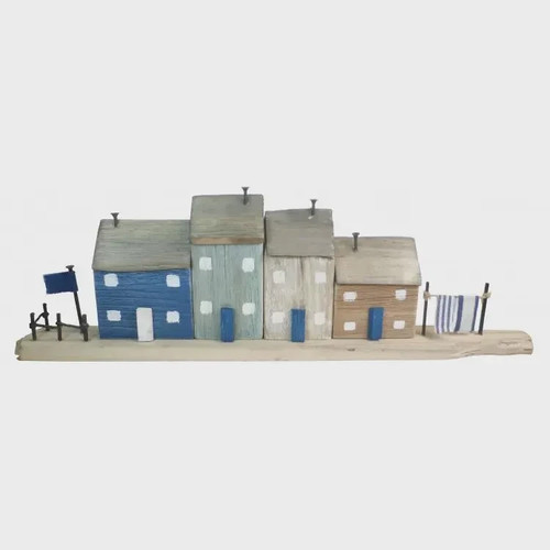 Large wooden coastal houses - coastal,