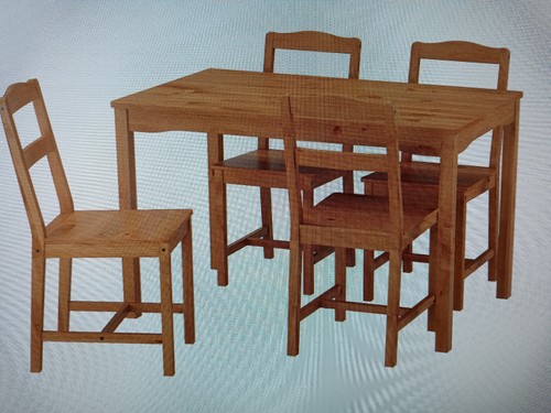 Ikea table and chairs - table,