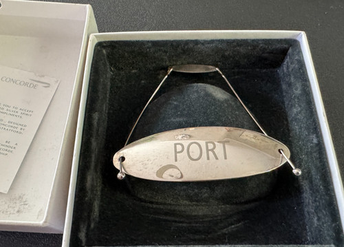 Vintage solid silver concorde - silver,