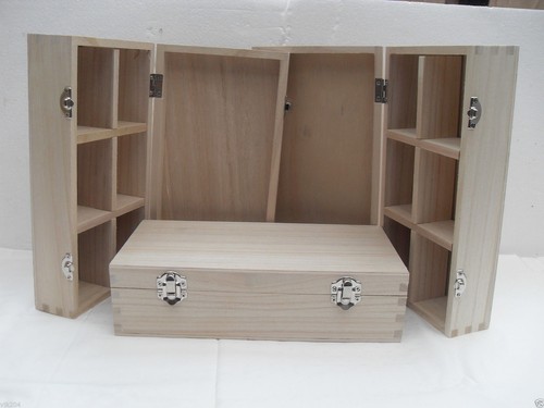 Set plain wooden storage - set, 3