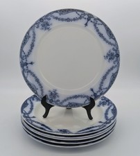 6 Collectable Victorian Blue + White J H Weatherby & Sons "CHELSEA"  Side Plates