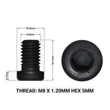 2X FRONT BRAKE DISC RETAINING