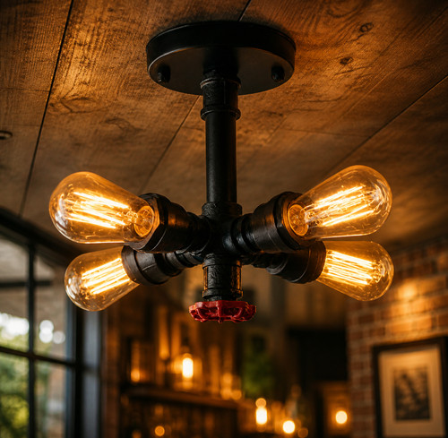 Modern light steampunk - steampunk, flush