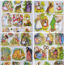 Vintage Style Paper Scraps Red