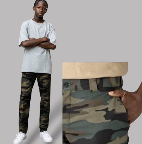 Boys camo trousers dickies - camo,