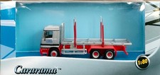 Cararama 1:80 Mercedes Timber Truck - silver/red  BNIB