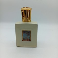 Lampe Berger Paris Cream Ceramic Oil Fragrance Lamp Diffuser Used vgc Deco style