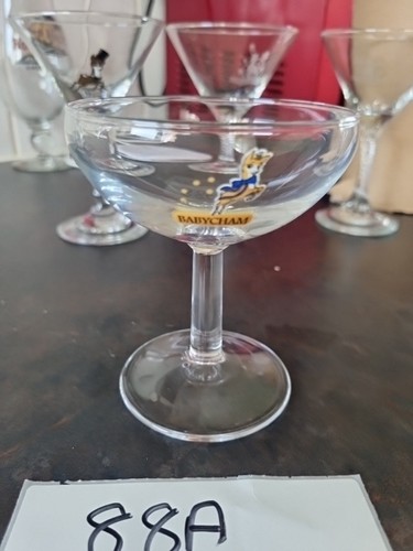 Babycham glass pre owned - babycham,