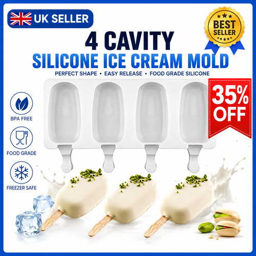Reusable silicone ice cream - reusable,