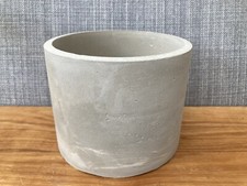 Large round modern concrete