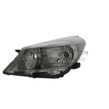 Headlight Fits Toyota Yaris 2011-2014 Dark Grey Trim Headlamp Passenger Side