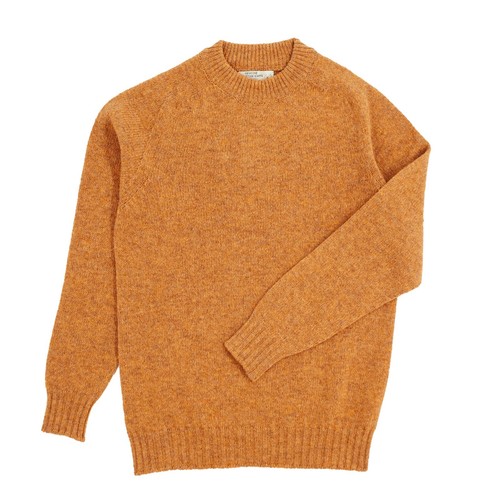 Modern fit shetland crew neck - crew,