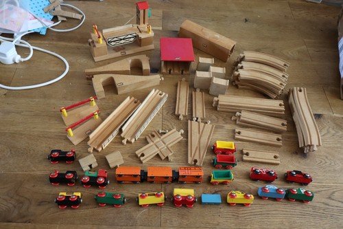 Job lot vintage brio wooden - job,