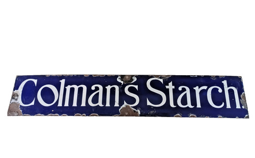 Colman starch antique enamel - colman's,
