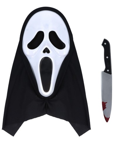 Scream ghost face - face, with