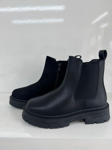 Ladies chunky heel chelsea - heel,