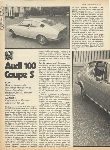 Audi 100 coupe original 1972 - 100, s