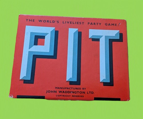 Vintage pit card - game, &