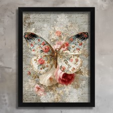 Vintage Butterfly Print