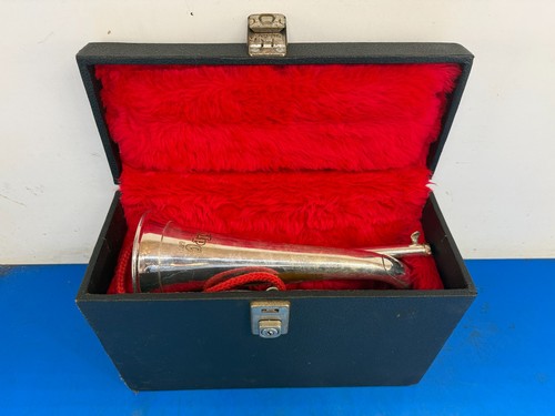 British army bugle silver - british,