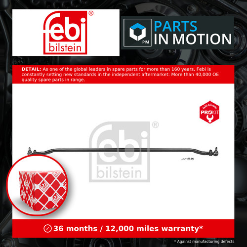 Steering rod assembly - rod,